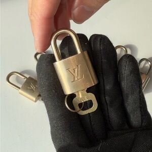 Louis Vuitton Padlock & Key Set #300